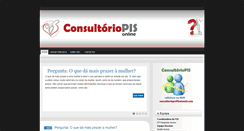 Desktop Screenshot of consultoriopis.esec-sampaio.net